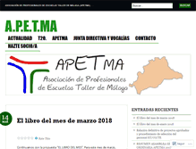 Tablet Screenshot of apetma.com